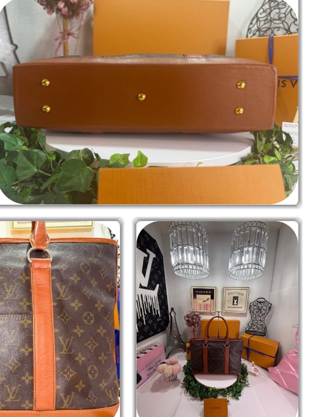 LOUIS VUITTON LARGE MONOGRAM FRENCH TOTE! - Picture 10 of 17